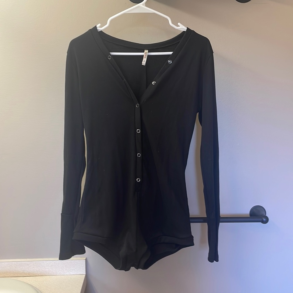 Long sleeve/Shorts Pajama Bodysuit